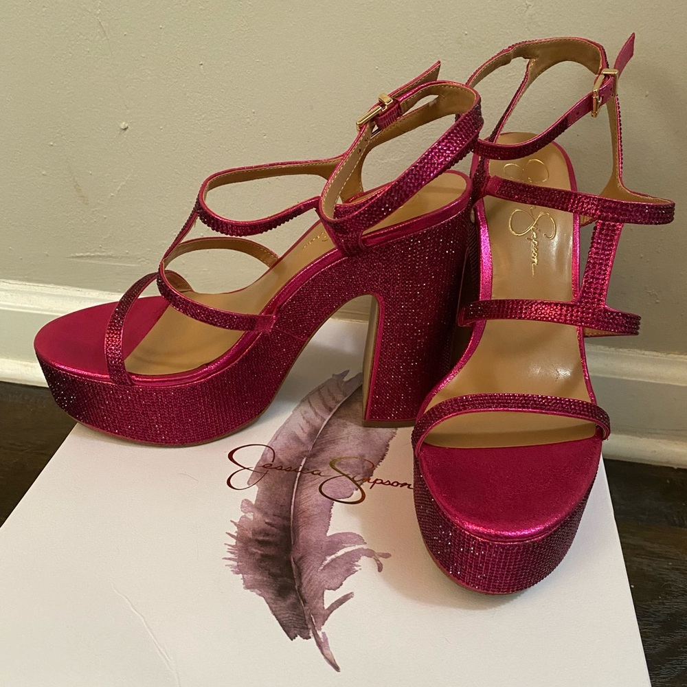Pink heels